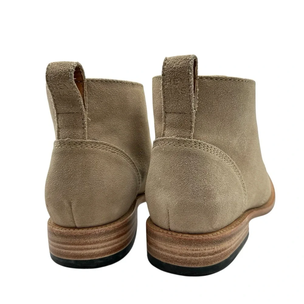 Men's 10 D - Hevias The Wanderer Beige Suede Leather Ankle Boots Desert Chukka‎